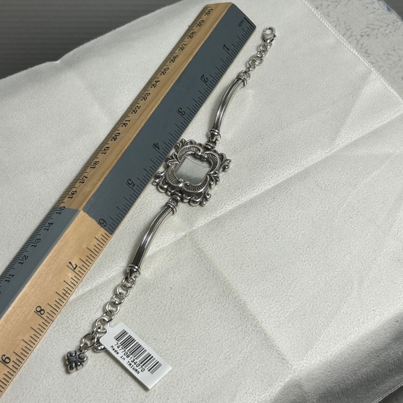 Brighton Avignon Photo Frame Bracelet Add A Picture Silver Plated Retired - Picture 3 of 9